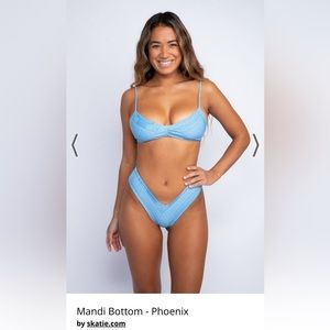 Skatie Mandi Bikini Bottom in Phoenix Print